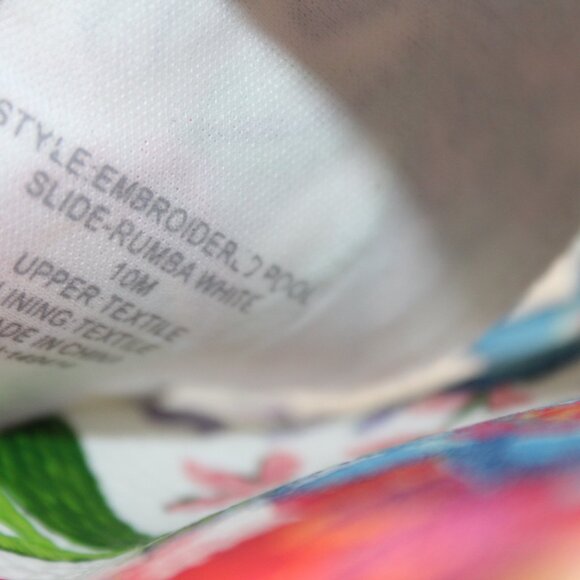 NWT Johnny Was Biya JWLA Embroidered Rumba Slide Slide Pool Sandals Slip Ons 10 - Picture 7 of 7